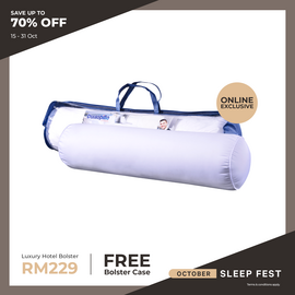 Luxury Hotel Bolster c/w Bolster Case